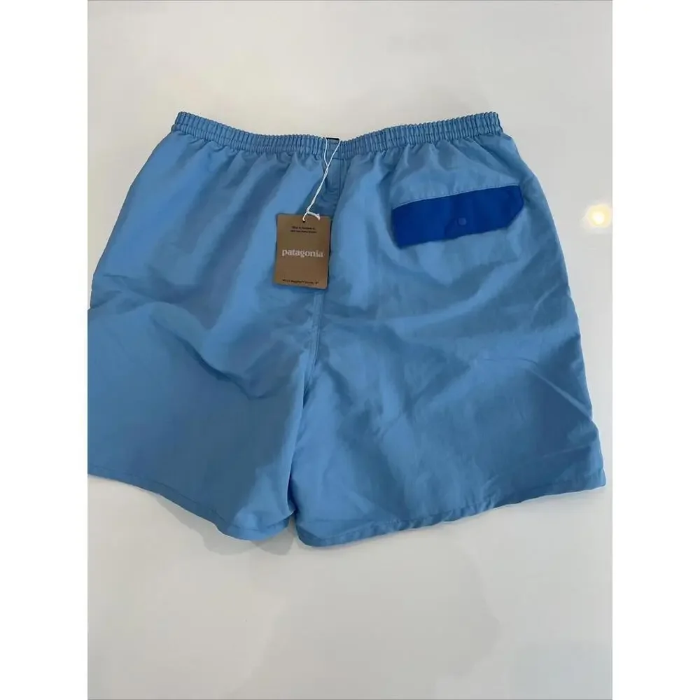 $65 Patagonia Baggies Shorts 5 Inch Lined Light /Dark Blue 57022 Men's Size XL
